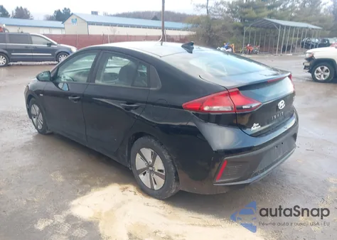 2017 Hyundai Ioniq Hybrid Blue из США, поврежденный, VIN KMHC65LC9HU047137